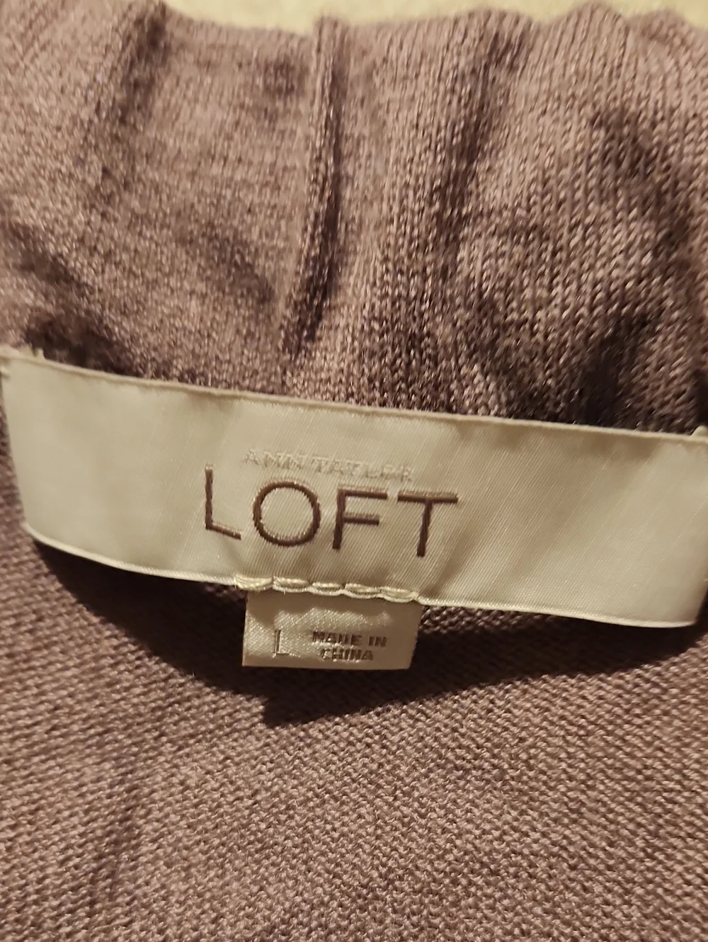 ❤️ LOFT TIE-FRONT CARDIGAN SWEATER, LARGE